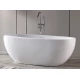 Ванна акриловая Abber 170 х 80 x 60 см, отдельностоящая, белая, AB9285