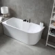 Ванна акриловая Abber 170 х 78 x 60 см, белая, AB9335-1.7 L/R