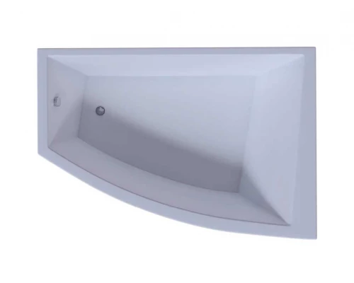 Акриловая ванна Aquatek Оракул 180 х 125 см, с фронтальным экраном и вклеенным каркасом, левая/правая