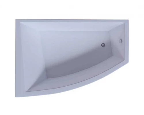 Акриловая ванна Aquatek Оракул 180 х 125 см, с фронтальным экраном и вклеенным каркасом, левая/правая