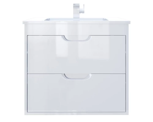 Тумба под раковину для ванной Uperwood Modul (65 см, подвесная, глянцевая, белая)