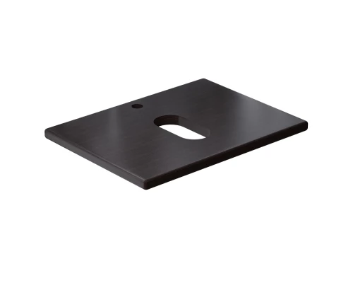 Столешница под раковину для ванной накладная Uperwood Tanos (60 см, накладная, темное дерево)