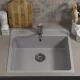 Кухонная мойка из искусственного камня Uperwood UPD-104 (прямоугольная, цвет дым)