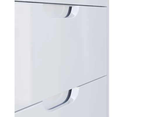 Тумба с раковиной для ванной Uperwood Modul (65 см, подвесная, глянцевая, белая)