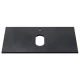 Столешница под раковину для ванной накладная Uperwood Tanos HPL (80 см, пластик, черная)