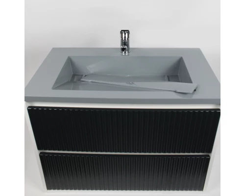 Раковина для ванной Uperwood Next Premium 70 см, серый глянец