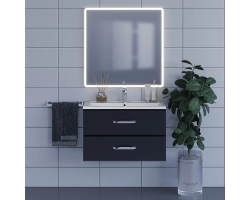 Зеркало для ванной с подсветкой Uperwood Foster (80*80 см, LED подсветка, сенсорный выключатель, антизапотевание)