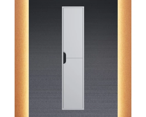 Шкаф-пенал для ванной Uperwood Modul (33*36*150 см, подвесной, с дверцами, матовый, белый/графит)