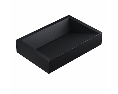 Раковина для ванной комнаты накладная Uperwood Mariana (60*40 см, прямоугольная, черный)