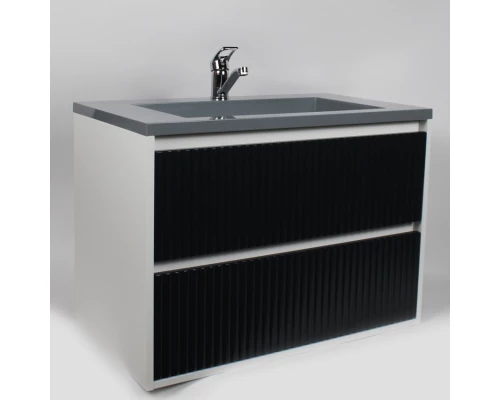 Раковина для ванной Uperwood Next Premium 70 см, серый глянец