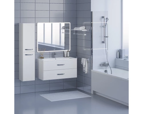 Тумба с раковиной для ванной Uperwood Foster (100 см, подвесная, белая)