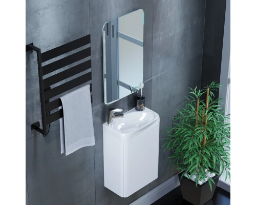 Раковина для ванной комнаты полувстраиваемая Uperwood Bio (40 см, прямоугольная)