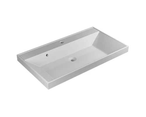 Раковина для ванной полувстраиваемая Uperwood Classic (80 см, прямоугольная)