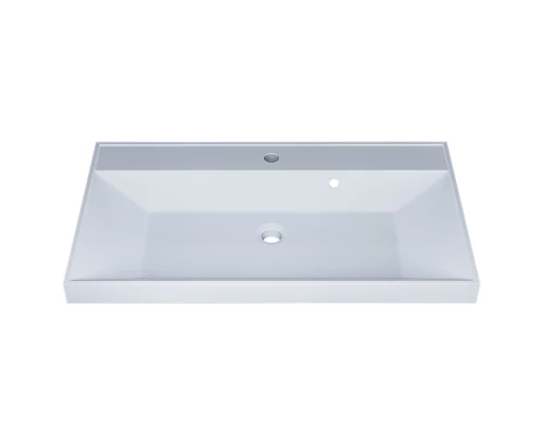 Раковина для ванной полувстраиваемая Uperwood Classic (80 см, матовая, прямоугольная)