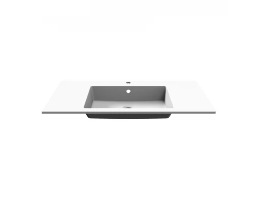 Раковина для ванной полувстраиваемая Uperwood Megan 100 см, белая матовая