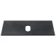 Столешница под раковину для ванной накладная Uperwood Tanos HPL (100 см, пластик, черная)
