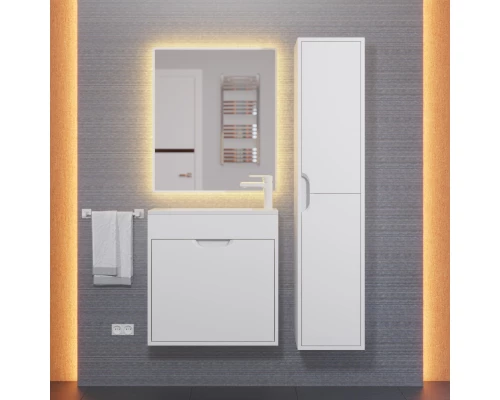 Тумба под раковину для ванной Uperwood Modul (60 см, подвесная, матовая, белая)