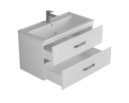 Тумба под раковину для ванной Uperwood Foster (90 см, подвесная, белая)