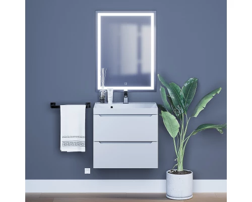 Тумба под раковину для ванной комнаты Uperwood Tanos подвесная (60 см, белая)