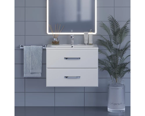 Тумба под раковину для ванной Uperwood Foster (70 см, подвесная, белая)