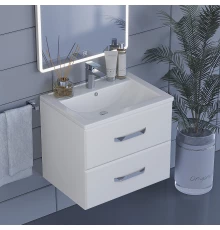 Тумба с раковиной для ванной Uperwood Foster (60 см, подвесная, белая)