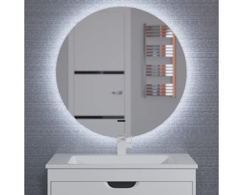 Зеркало для ванной с подсветкой Uperwood Modul (80*80 см, бесконтактный сенсор, антизапотевание, круглое, холодная подсветка)