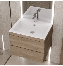 Раковина для ванной полувстраиваемая Uperwood Megan 60 см, белая матовая