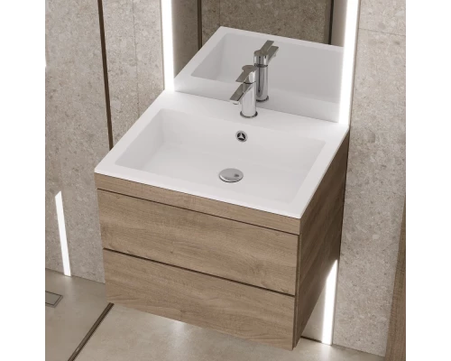 Раковина для ванной полувстраиваемая Uperwood Megan 60 см, белая матовая