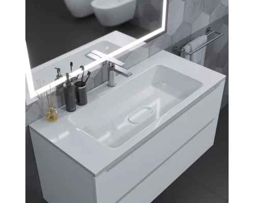 Раковина для ванной полувстраиваемая Uperwood Modul (100 см, прямоугольная)