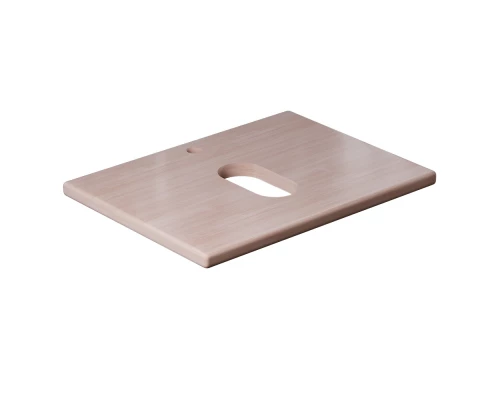 Столешница под раковину для ванной накладная Uperwood Tanos (60 см, накладная, светлое дерево)