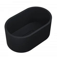 Раковина для ванной комнаты накладная Uperwood Venice (56*34 см, овальная, черный)