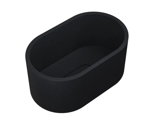 Раковина для ванной комнаты накладная Uperwood Venice (56*34 см, овальная, черный)