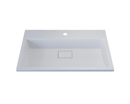 Раковина для ванной полувстраиваемая Uperwood Barsa (70 см, прямоугольная, белая)