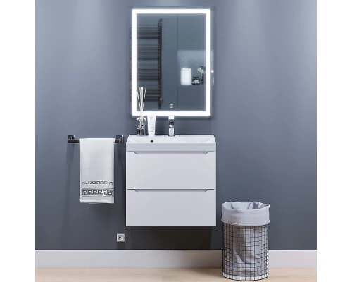 Зеркало для ванной с подсветкой Uperwood Tanos (60*80 см, LED подсветка, сенсорный выключатель, антизапотевание)