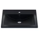 Раковина кварцевая для ванной Uperwood Foster Quartz (60 см, черная матовая, уголь)