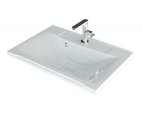 Раковина для ванной полувстраиваемая Uperwood Elen (70 см, с декоративной накладкой, белая)