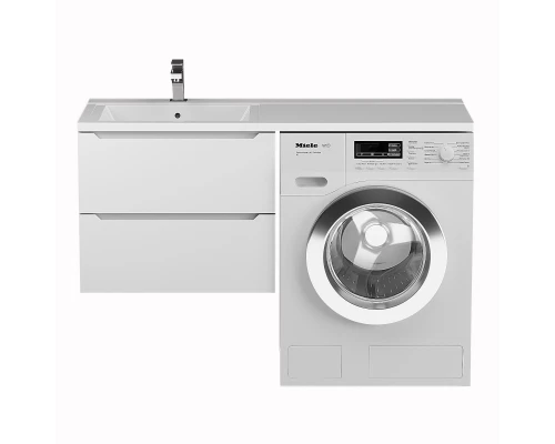 Тумба под стиральную машину Uperwood Tanos (60 см, подвесная, белая)