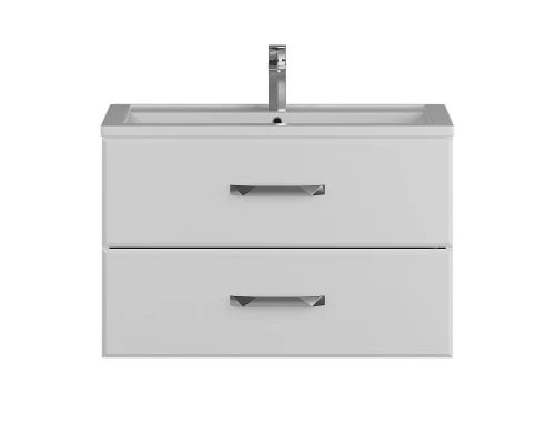 Тумба с раковиной для ванной Uperwood Foster (80 см, подвесная, белая)