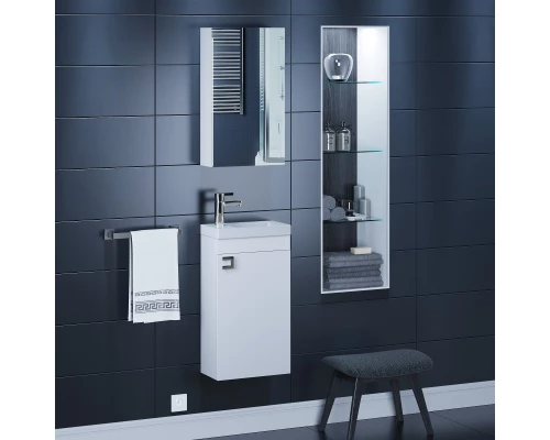 Раковина для ванной полувстраиваемая Uperwood Vizo (40 см, прямоугольная)