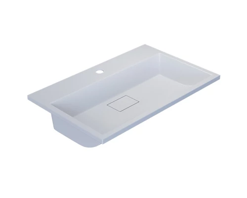 Раковина для ванной полувстраиваемая Uperwood Barsa (70 см, прямоугольная, белая)