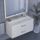 Тумба под раковину для ванной Uperwood Foster (100 см, подвесная, белая)