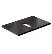 Столешница под раковину для ванной накладная Uperwood Tanos (70 см, накладная, темное дерево)