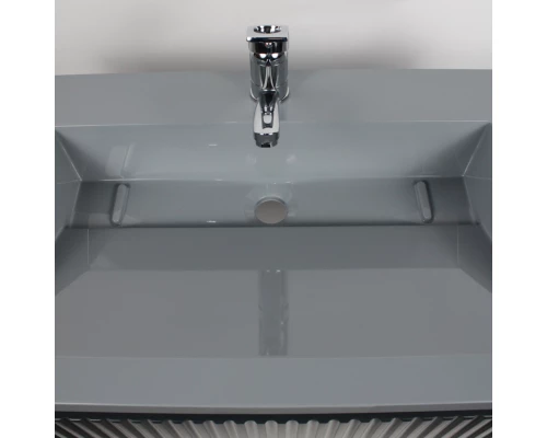 Раковина для ванной Uperwood Next Premium 80 см, серый глянец