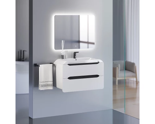 Тумба под раковину для ванной комнаты Uperwood Neo (подвесная, 80 см, белая)