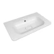 Раковина для ванной полувстраиваемая Uperwood Fate (80 см, прямоугольная, белая)