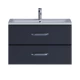 Тумба с раковиной для ванной Uperwood Foster (80 см, подвесная, черная)