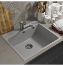 Кухонная мойка из искусственного камня Uperwood UPD-104 (прямоугольная, цвет дым)