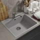 Кухонная мойка из искусственного камня Uperwood UPD-104 (прямоугольная, цвет дым)