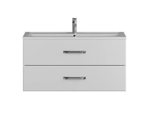 Тумба с раковиной для ванной Uperwood Foster (100 см, подвесная, белая)