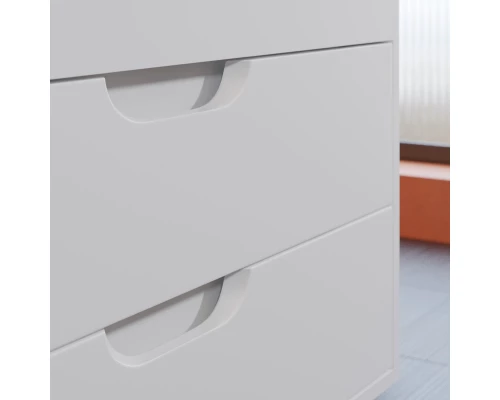 Тумба с раковиной для ванной Uperwood Modul (80 см, подвесная, матовая, белая)